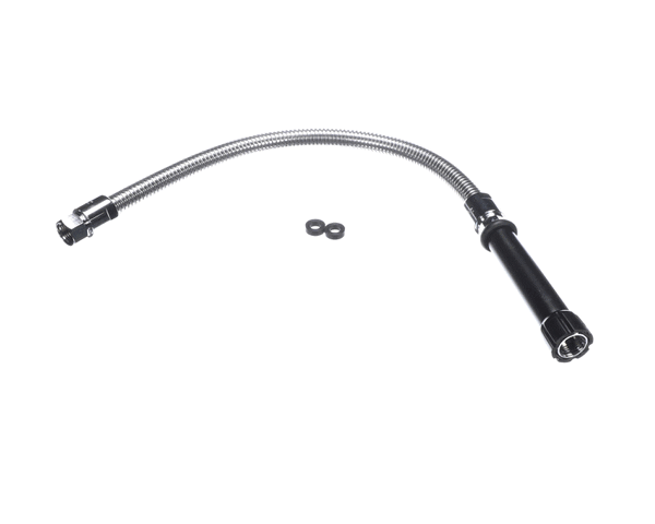 T&S BRASS PARTS T&S Brass 5HSE24 24 Flex Stainless Steel Hose Black Hand - SKU TS5HSE24