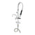T&S BRASS PARTS T&S Brass 5MPH-2SLN-06 Equip Mini-Pru: Single Hole Dual-Temp - SKU TS5MPH-2SLN-06