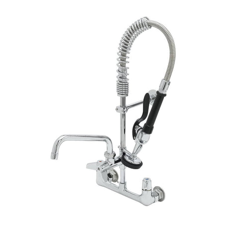 T&amp;S BRASS PARTS T&amp;S Brass 5MPH-8WLN-08 Equip Mini-Pru: 8 Wall Mount Faucet 5SV - SKU TS5MPH-8WLN-08
