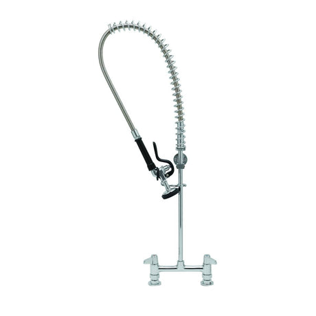 T&amp;S BRASS PARTS T&amp;S Brass 5PR-8D00 Pre-Rinse 8 Centers Deck Mount Less Add- - SKU TS5PR-8D00