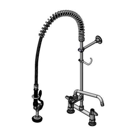 T&amp;S BRASS PARTS T&amp;S Brass 5PR-8D10-H Pre-Rinse: 8 Deck Mount Add-On - SKU TS5PR-8D10-H