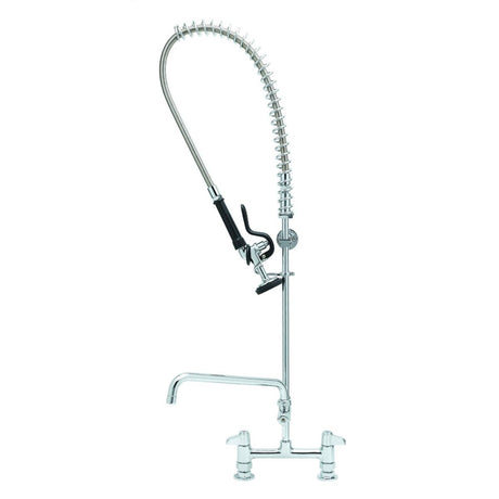 T&amp;S BRASS PARTS T&amp;S Brass 5PR-8D14 Pre-Rinse Unit 8 Deck Mount 14 Add-On Faucet - SKU TS5PR-8D14