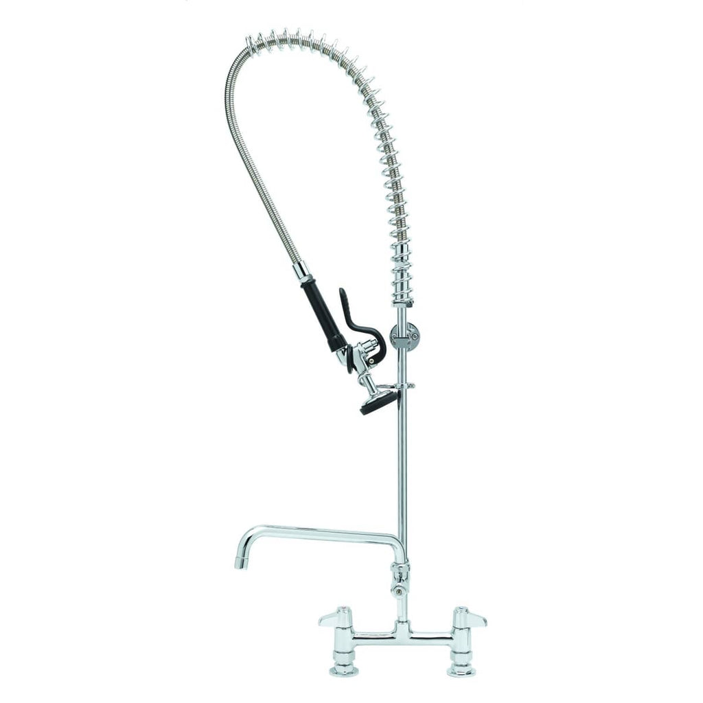 T&S BRASS PARTS T&S Brass 5PR-8D14 Pre-Rinse Unit 8 Deck Mount 14 Add-On Faucet - SKU TS5PR-8D14