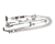 T&S BRASS PARTS T&S Brass 5PR-8W12-H Pre-Rinse 8 Wall Mount Base 12 - SKU TS5PR-8W12-H