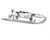 T&S BRASS PARTS T&S Brass 5PR-8W12 Pre-Rinse Wall Mount Base 8 Centers 6 - SKU TS5PR-8W12