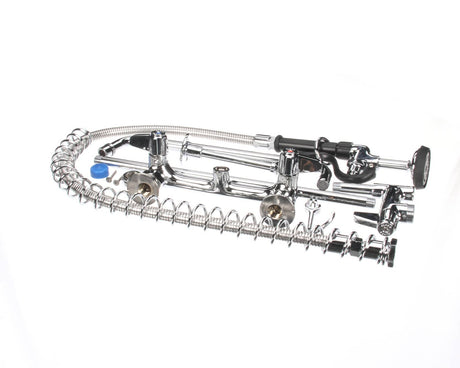 T&amp;S BRASS PARTS T&amp;S Brass 5PR-8W14 Pre-Rinse Wall Mount Base 8 Centers 6 - SKU TS5PR-8W14