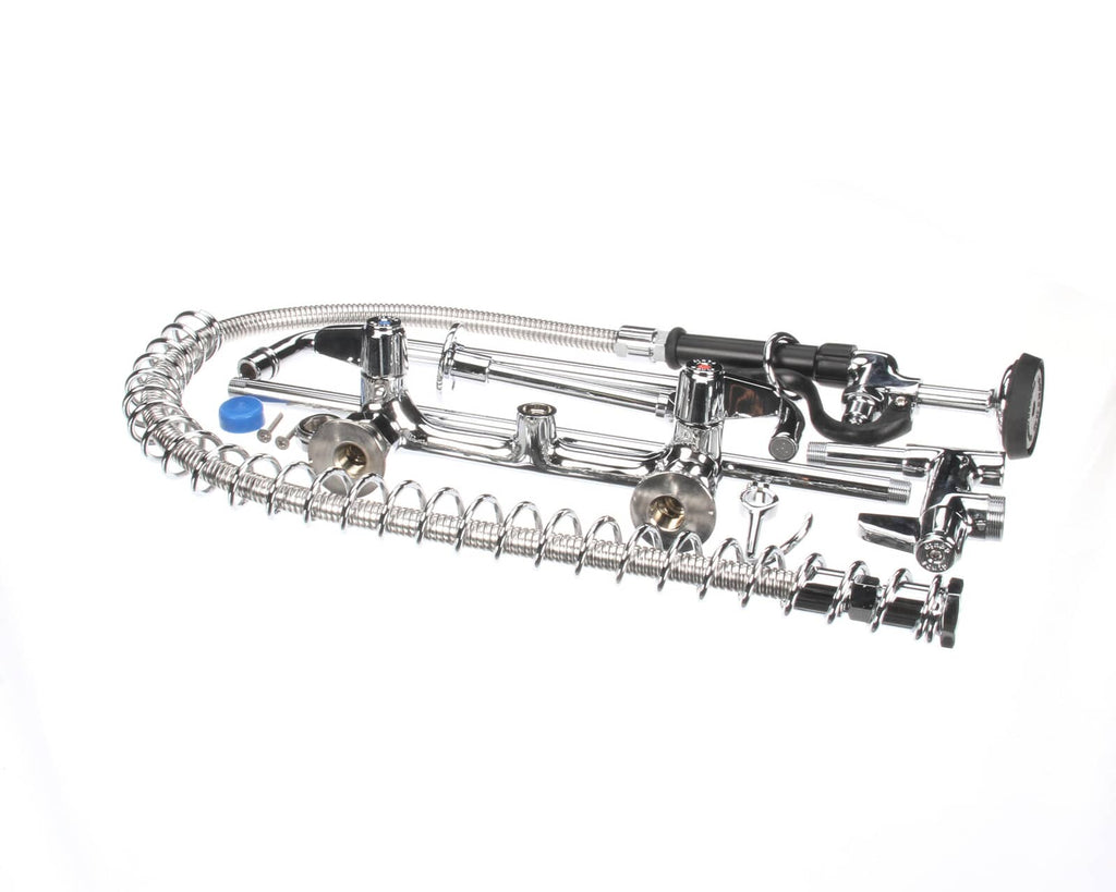 T&S BRASS PARTS T&S Brass 5PR-8W14 Pre-Rinse Wall Mount Base 8 Centers 6 - SKU TS5PR-8W14