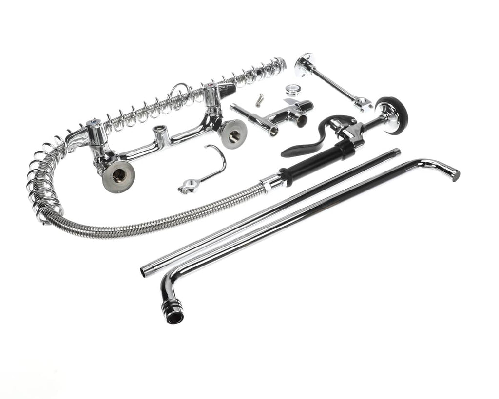 T&S BRASS PARTS T&S Brass 5PR-8W18 Pre-Rinse Wall Mount Base 8 Centers 6 - SKU TS5PR-8W18