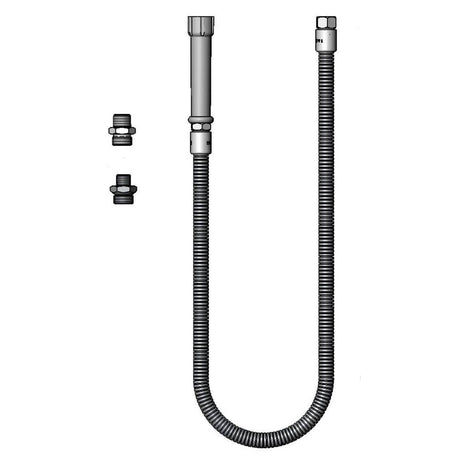 T&amp;S BRASS PARTS T&amp;S Brass B-0044-H5 Hose 44 Flexible Stainless Steel With 172A Adapt - SKU TSB-0044-H5