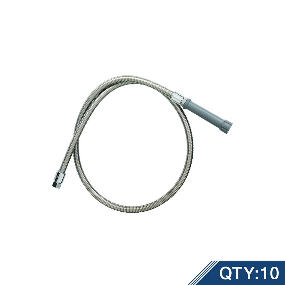 T&amp;S BRASS PARTS T&amp;S Brass B-0044-HMS Hose 44IN Flex SS (10 Pk) - SKU TSB-0044-HMS