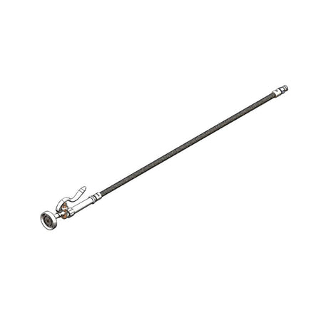 T&amp;S BRASS PARTS T&amp;S Brass B-0100-UNIV Spray Valve (B-0107) With 44 Flexible Stainless S - SKU TSB-0100-UNIV