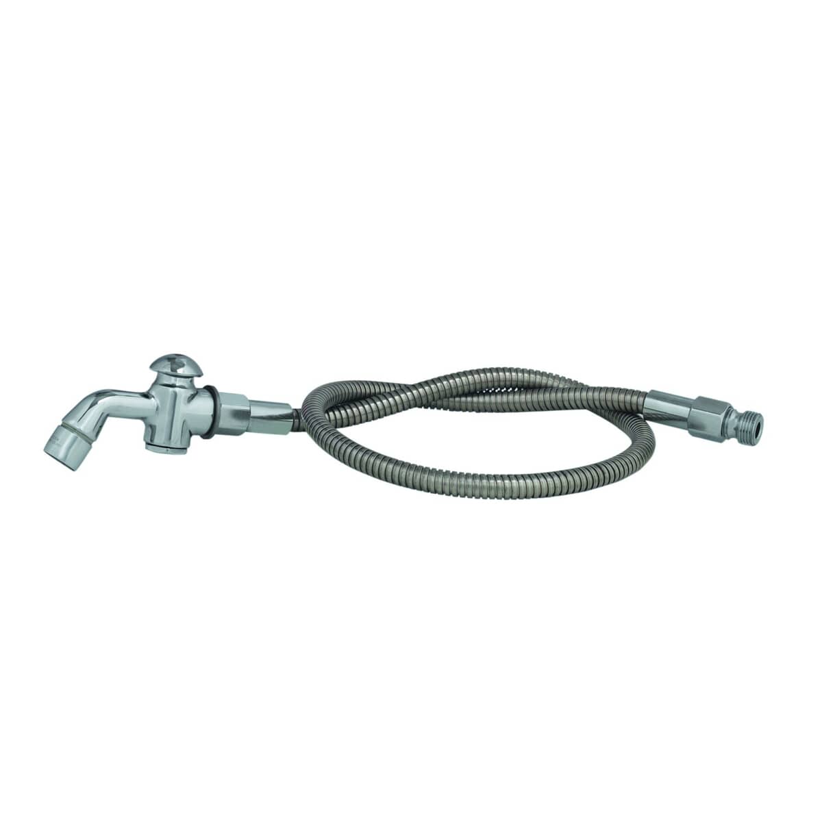 T&amp;S BRASS PARTS T&amp;S Brass B-0101-A60 Spray Valve W/ Aerator 60 Flexible Stai - SKU TSB-0101-A60