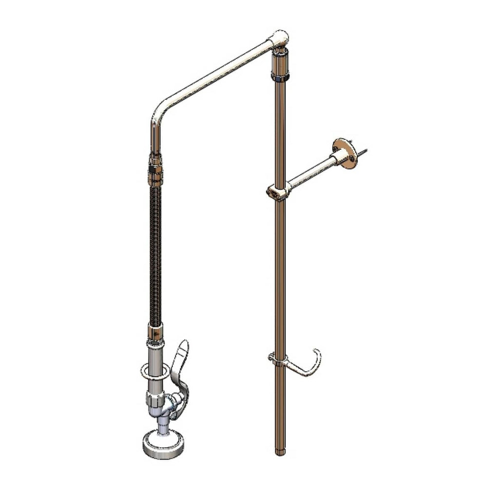 T&S BRASS PARTS T&S Brass B-0111-02 Pre-Rinse Subassembly: Overhead Swivel A - SKU TSB-0111-02