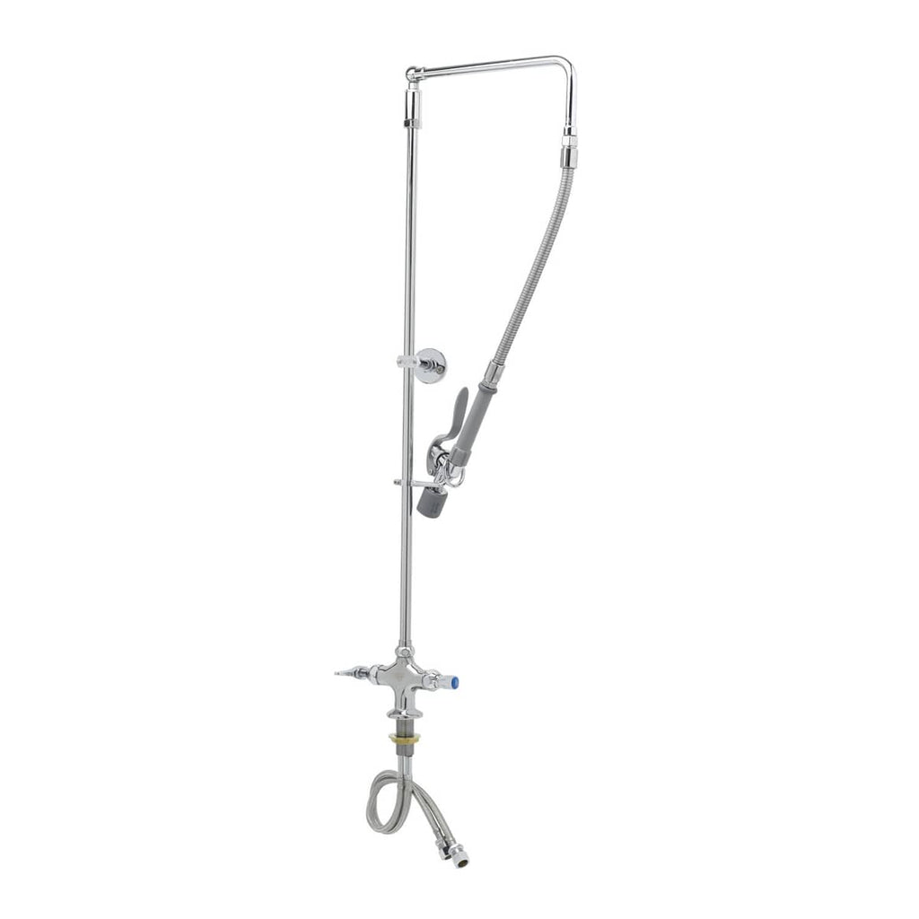 T&S BRASS PARTS T&S Brass B-0111-BC Easyinstall Pre-Rinse: Overhead Swivel Arm, Single - SKU TSB-0111-BC