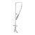 T&S BRASS PARTS T&S Brass B-0111-BC Easyinstall Pre-Rinse: Overhead Swivel Arm, Single - SKU TSB-0111-BC