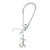 T&S BRASS PARTS T&S Brass B-0113-12-CRVBC Pre-Rinse Single Deck Mount Add-On Faucet Swing - SKU TSB-0113-12-CRVBC