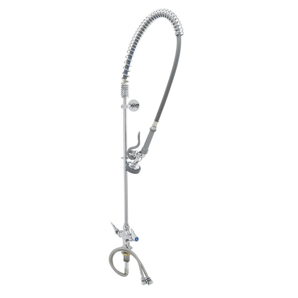 T&S BRASS PARTS T&S Brass B-0113-BR Easyinstall Pre-Rinse Spring Action Single Hole - SKU TSB-0113-BR