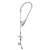 T&S BRASS PARTS T&S Brass B-0113-CR-BVB-A Single Deck Mount Vertical Glass Filler Cerama Ca - SKU TSB-0113-CR-BVB-A