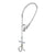 T&S BRASS PARTS T&S Brass B-0113-CR-V-BC Pre-Rinse Single Deck Mount Vacuum Breaker B-01 - SKU TSB-0113-CR-V-BC