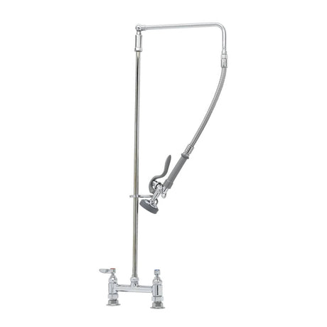 T&amp;S BRASS PARTS T&amp;S Brass B-0121 Pre-Rinse Unit: 8 Deck Mount Base, 12 Overhead S - SKU TSB-0121