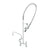 T&S BRASS PARTS T&S Brass B-0123-12-CR-BC Pre-Rinse Unit: 8 Deck Mount Ceramas Adf 12 S - SKU TSB-0123-12-CR-BC