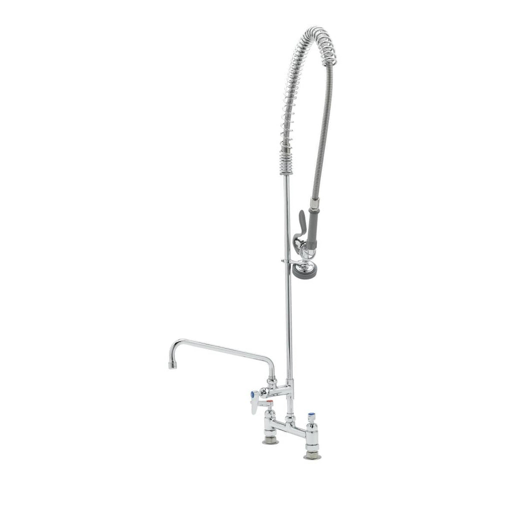 T&S BRASS PARTS T&S Brass B-0123-12-CR-B Pre-Rinse Unit W/ Ceramas Wall Bracket - SKU TSB-0123-12-CR-B