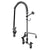 T&S BRASS PARTS T&S Brass B-0123-12CRCVBC Pre-Rinse 8C/C Deck Mount Add-On Faucet 00CC I - SKU TSB-0123-12CRCVBC