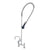 T&S BRASS PARTS T&S Brass B-0123-A06-08C Easyinstall Pre-Rinse Spring Action 8 Deck Moun - SKU TSB-0123-A06-08C