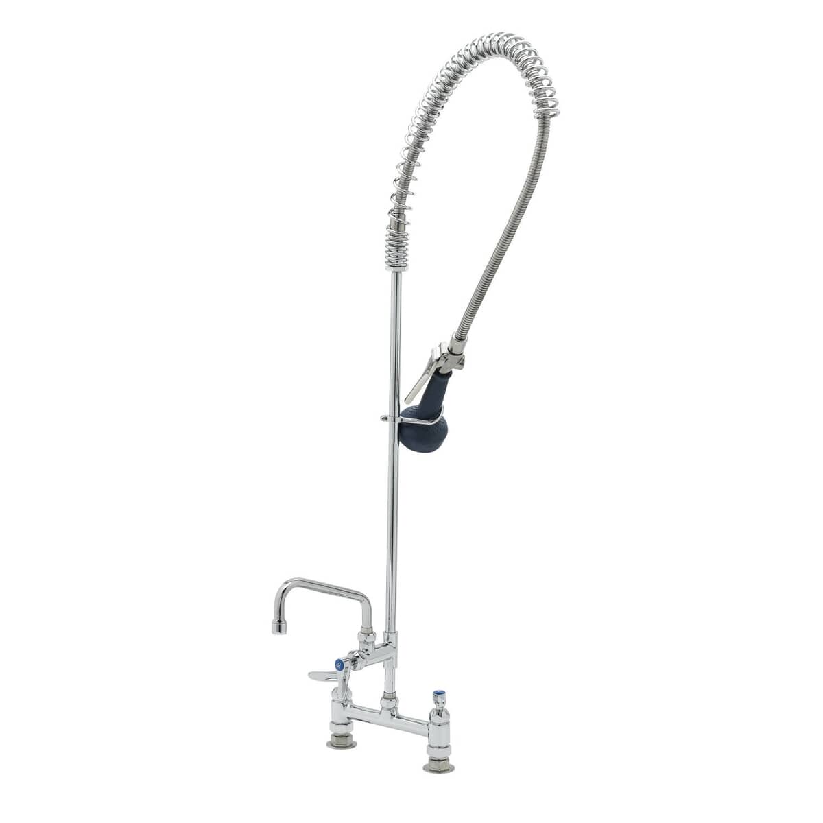 T&amp;S BRASS PARTS T&amp;S Brass B-0123-A08-B08 Easyinstall Pre-Rinse Spring Action Deck Mount - SKU TSB-0123-A08-B08