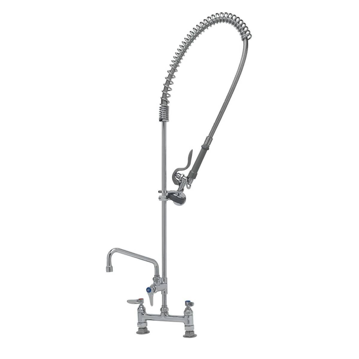 T&amp;S BRASS PARTS T&amp;S Brass B-0123-ADF08-B Easyinstall Pre-Rinse 8 Deck Mount Base Add-On - SKU TSB-0123-ADF08-B