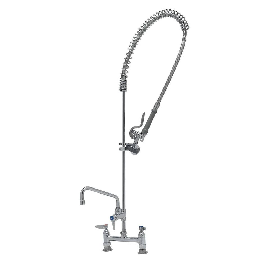 T&S BRASS PARTS T&S Brass B-0123-ADF08-B Easyinstall Pre-Rinse 8 Deck Mount Base Add-On - SKU TSB-0123-ADF08-B