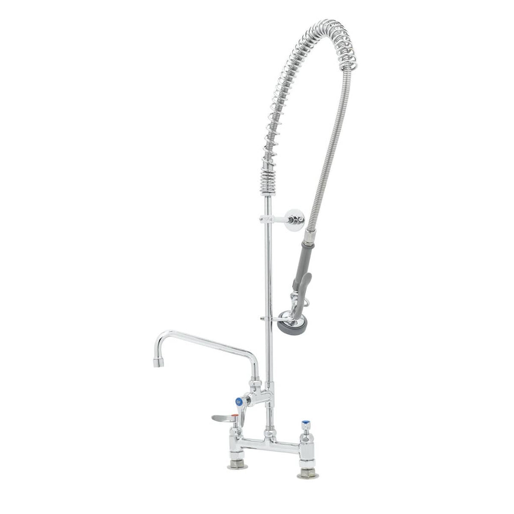 T&S BRASS PARTS T&S Brass B-0123-ADF10-B Easyinstall Pre-Rinse Deck Mount Base 8 Centers - SKU TSB-0123-ADF10-B