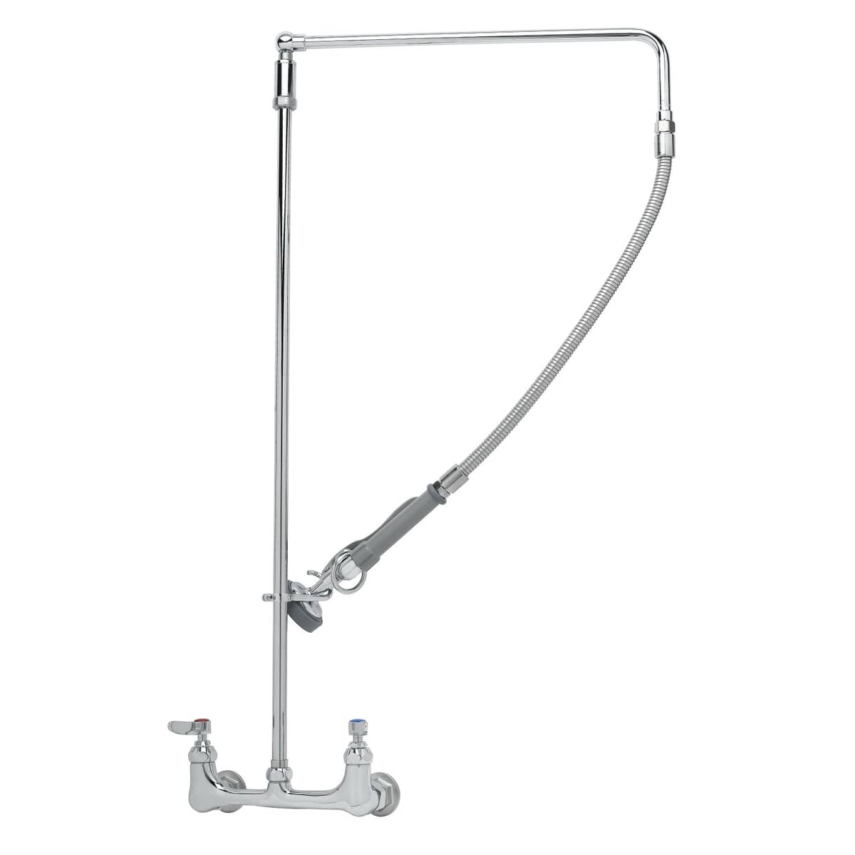 T&amp;S BRASS PARTS T&amp;S Brass B-0132 Pre-Rinse 18 Overhead Swivel Arm Wall Mount Bas - SKU TSB-0132