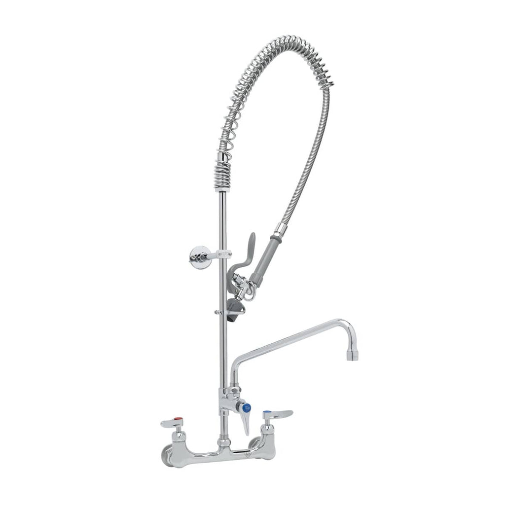 T&S BRASS PARTS T&S Brass B-0133-12-CR-BC Pre-Rinse Unit W/ Ceramas Wall Bracket 12 Swing - SKU TSB-0133-12-CR-BC