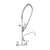 T&S BRASS PARTS T&S Brass B-0133-12-CR-BC Pre-Rinse Unit W/ Ceramas Wall Bracket 12 Swing - SKU TSB-0133-12-CR-BC