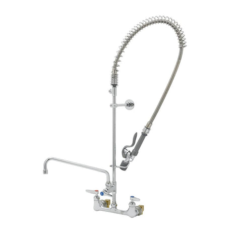 T&amp;S BRASS PARTS T&amp;S Brass B-0133-12CRBJST Easyinstall Pre-Rinse 8 Wall Mount Cer - SKU TSB-0133-12CRBJST