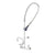 T&S BRASS PARTS T&S Brass B-0133-A08-B08 Easyinstall Pre-Rinse Spring Action 8 Wall Moun - SKU TSB-0133-A08-B08