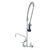 T&S BRASS PARTS T&S Brass B-0133-A10-B08C Easyinstall Pre-Rinse: Spring Action 8 Wall Moun - SKU TSB-0133-A10-B08C