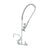 T&S BRASS PARTS T&S Brass B-0133-ADF08-B Easyinstall Pre-Rinse Spring Action Wall Mount - SKU TSB-0133-ADF08-B