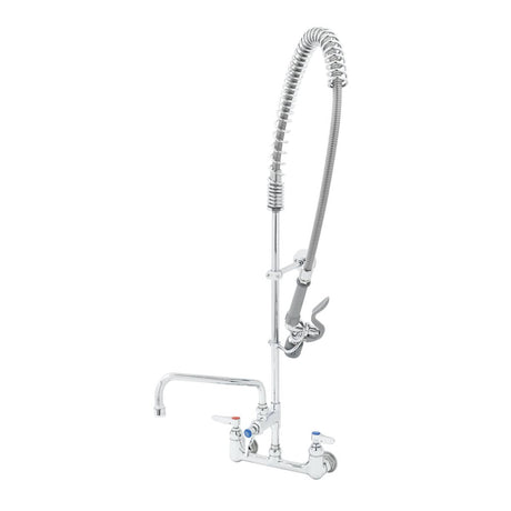 T&amp;S BRASS PARTS T&amp;S Brass B-0133-ADF12-BJ Easyinstall Pre-Rinse 8 Wall Mount 12 - SKU TSB-0133-ADF12-BJ