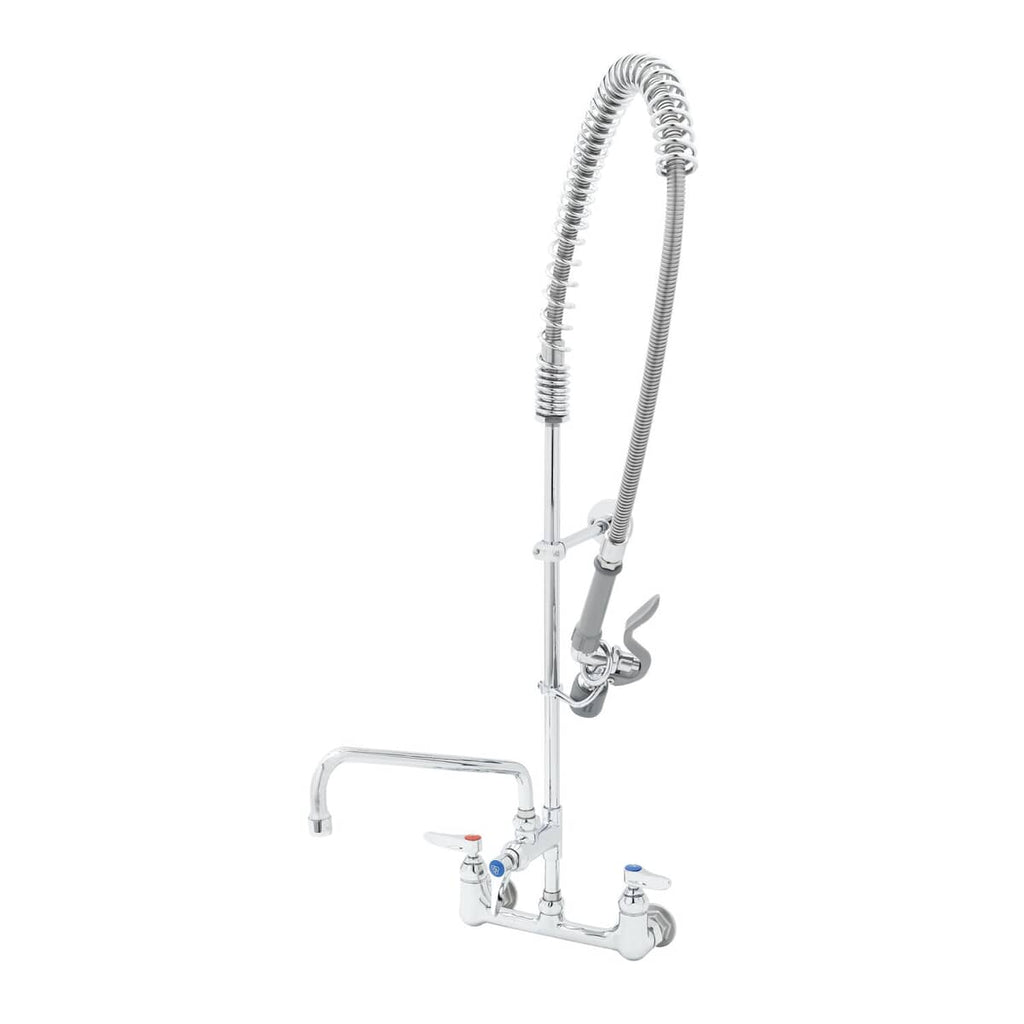 T&S BRASS PARTS T&S Brass B-0133-ADF12-BJ Easyinstall Pre-Rinse 8 Wall Mount 12 - SKU TSB-0133-ADF12-BJ
