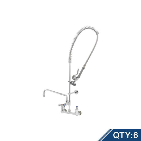 T&amp;S BRASS PARTS T&amp;S Brass B-0133-ADF14-BM Easyinstall Pre-Rinse Spring Action Wall Mount - SKU TSB-0133-ADF14-BM