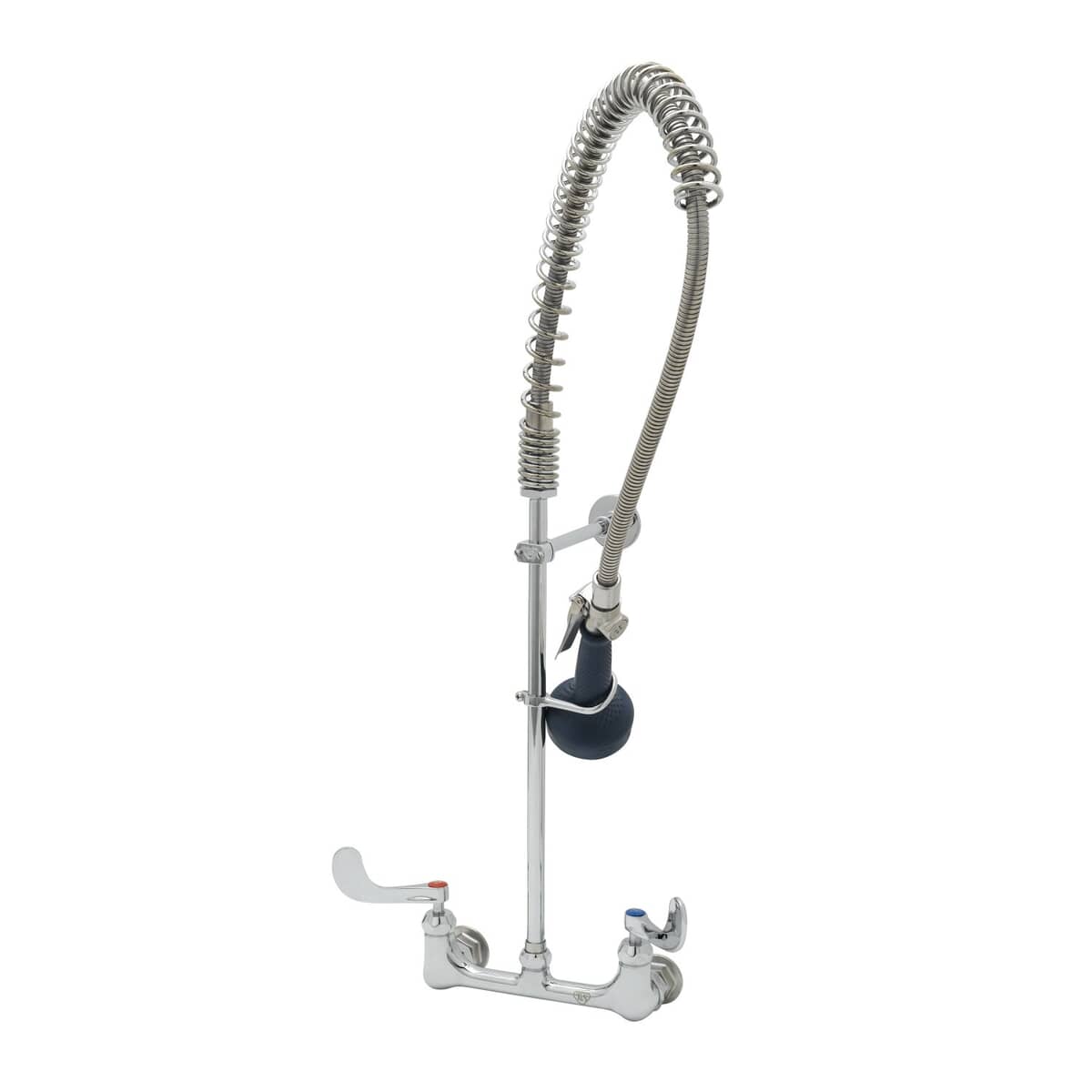 T&amp;S BRASS PARTS T&amp;S Brass B-0133-CR-B08W4 Easy-Install Pre-Rinse: 8 Wall Mount CE - SKU TSB-0133-CR-B08W4