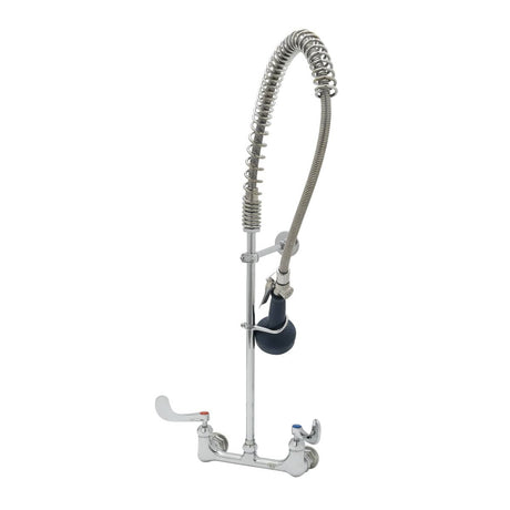 T&amp;S BRASS PARTS T&amp;S Brass B-0133-CR-B08W4 Easy-Install Pre-Rinse: 8 Wall Mount CE - SKU TSB-0133-CR-B08W4