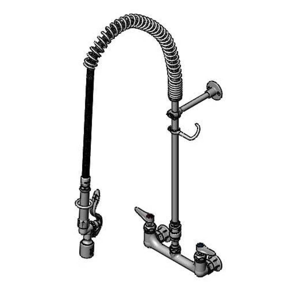 T&S BRASS PARTS T&S Brass B-0133-CR-V-BCE Pre-Rinse 8C/C Wall Mount Vacuum Breaker B-023 - SKU TSB-0133-CR-V-BCE