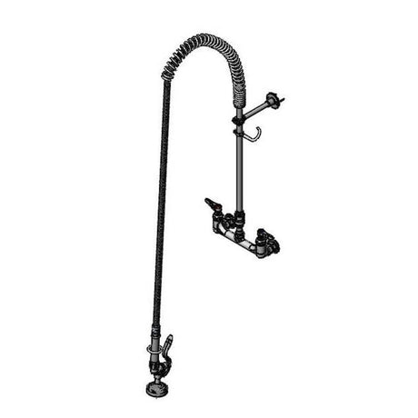 T&amp;S BRASS PARTS T&amp;S Brass B-0133-V-B-68H Easyinstall Pru: 8 Wall Mount W/ 68 Flex Hose V - SKU TSB-0133-V-B-68H