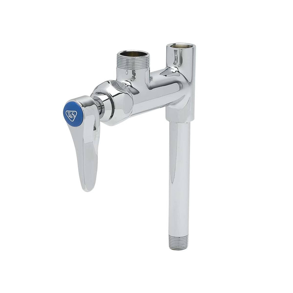 T&S BRASS PARTS T&S Brass B-0155-05LN Add-On Faucet Less Nozzle Lever Handle 5 Nippl - SKU TSB-0155-05LN
