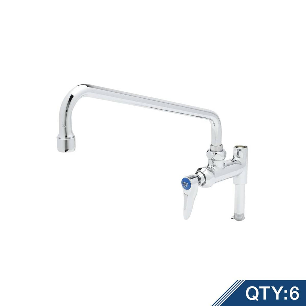 T&S BRASS PARTS T&S Brass B-0156-M Add-On Faucet 12 Nozzle Lever Handle (Qty. 6) - SKU TSB-0156-M
