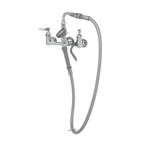 T&amp;S BRASS PARTS T&amp;S Brass B-0167-01 8 C/C Wall Mount Fct Vacuum Breaker 54 Stainless - SKU TSB-0167-01