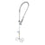 T&S BRASS PARTS T&S Brass B-0173-B Pre-Rinse, Single Hole Base, Flex Hoses, Single Te - SKU TSB-0173-B